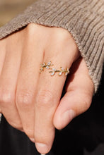 925 Sterling Silver Leaf Open Ring Rings
