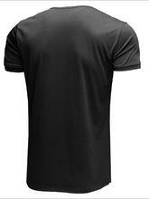 Men's Casual Henley Short Sleeve T-Shirt with Contrast Trim