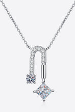 1.3 Carat Moissanite 925 Sterling Silver Necklace Silver One Size