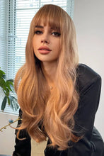 Natural Wave Full Machine Synthetic Wigs 26" Strawberry Blonde One Size Hair