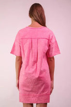 VERY J Plus Size Mineral Washed Knit Shift Mini Dress Casual Dresses