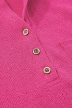 Exposed Seam Detail Henley Knit Hoodie Woman Sweatshirts