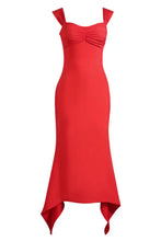 Ruched Sweetheart Neck Hem Detail Dress Cocktail Dress