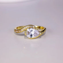1.5 Carat Moissanite 925 Sterling Silver Ring Gold