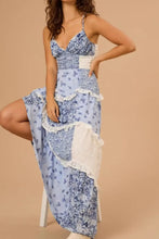 Floral Lace Trim Maxi Cami Dress