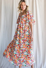 Lime 'N' Chili Floral Print Sweetheart Neck Tie Front Midi Dress Casual Dresses