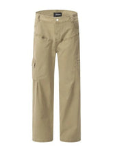 Men's Straight Leg Cargo Pants Khaki