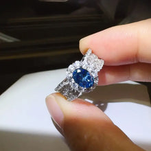 1 Carat Moissanite Zircon 925 Sterling Silver Ring Rings