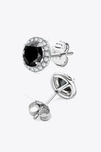 Two-Tone 4-Prong Moissanite Stud Earrings Earrings