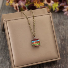 Alloy Books Pendant Necklace Multicolor One Size