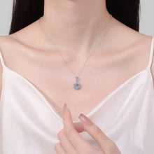 1 Carat Moissanite Zircon 925 Sterling Silver Necklace Silver One Size