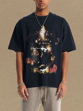 Men's Graphic Round Neck Half Sleeve T-Shirt