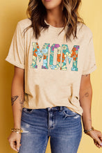 MOM Floral Graphic T-Shirt Light Apricot