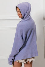 BiBi Washed Waffle Thermal Hooded Jacket Woman Outerwear