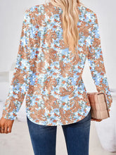 Full Size Square Neck Long Sleeve Blouse Woman Blouses