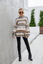 Angel Wings Round Neck Dropped Shoulder Sweater Multicolor