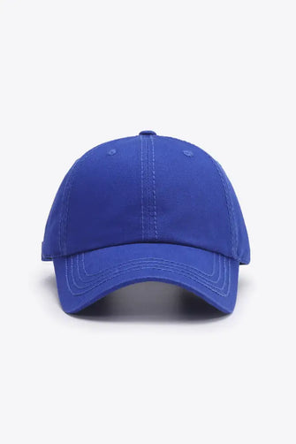 In A Pretty World Baseball Cap Indigo One Size Hats