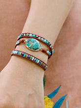 Triple-Layer Natural Stone Bracelet Necklaces