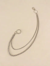 Double-Layered Metal Chain Belt Belts
