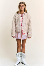 J.NNA Mixed Fabric Chic Jacket Woman Outerwear