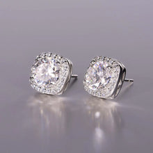 2.4 Carat Moissanite Stud Earrings Silver One Size