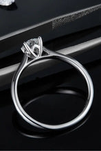 Moissanite 925 Sterling Silver Solitaire Ring Rings