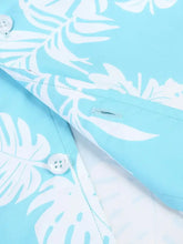 Men's Hawaiian Print Short Sleeve Button Down Shirt Mens Tops