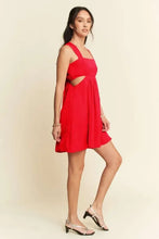 Davi & Dani Washed Satin Cutout Skirt Bandeau Mini Dress Casual Dresses