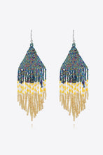 Beaded Dangle Earrings Multicolor One Size