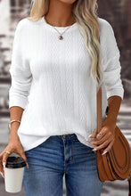 Round Neck Dropped Shoulder T-Shirt White