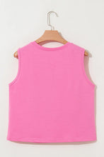 Bow Print Boxy Fit Tank Top