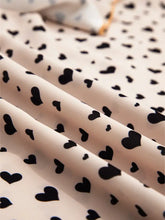 Heart Flutter Sleeve Ruffle Mini Dress Woman Casual Dress