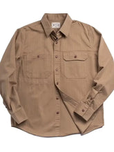 Men's Button Down Long Sleeve Shirt with Chest Pockets Mens Tops