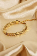 18K Gold-Plated Wide Chain Bracelet Necklaces