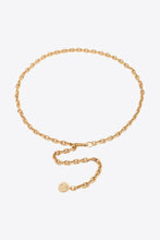 Sun Iron Chain Belt Gold One Size