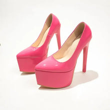 Point Toe Platform Stiletto Pumps woman pumps