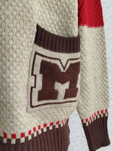 Pocketed Contrast V-Neck Button Up Cardigan Woman Outerwear