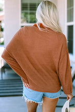 Half-Button Collared Long Sleeve Top Woman Blouses