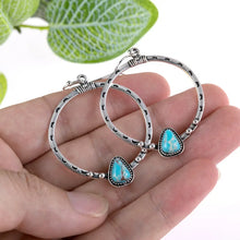Artificial Turquoise Drop Earrings Earrings