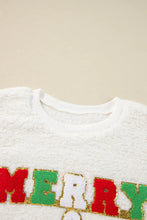 MERRY & BRIGHT Round Neck Long Sleeve Sweatshirt Woman Sweatshirts