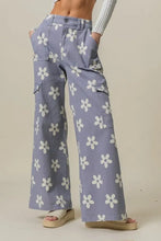 BiBi Flower Printed Side Pocket Wide Pants Woman Pants