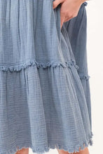 And The Why Washed Frayed Detail Tiered Dress Casual Dresses