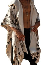 Men's Open Front Printed Cover-Up Mens Tops