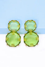 Geometrical Shape Zinc Alloy Frame Dangle Earrings Earrings