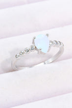 Teardrop Natural Moonstone Ring Moonstone