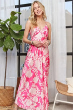 ADORA Print Spaghetti Strap Maxi Dress Casual Dresses