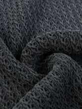 Men's Distressed Hem Knit Sweater Vest Mens Tops