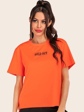 SOLD OUT Graphic Tee Orange