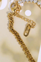 Inlaid Zircon Stainless Steel Bracelet Necklaces