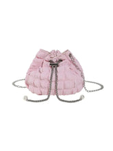 Bubble Texture Bucket Bag Shoulder Bags